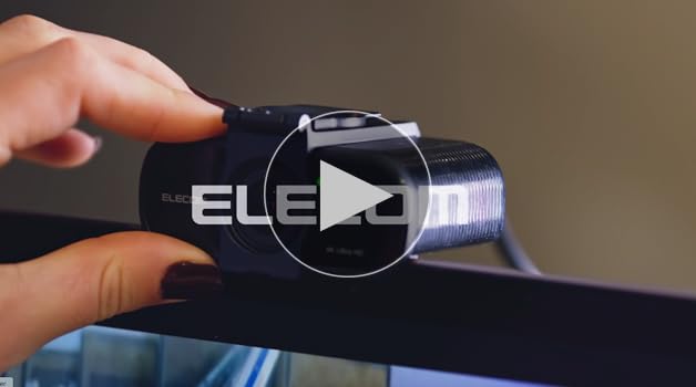 Amazon.com: ELECOM 4K AI Auto-Tracking Webcam with Cover
